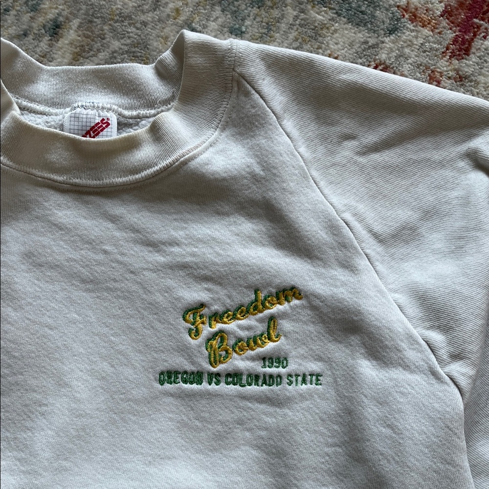 Vintage White Freedom Bowl Sweatshirt